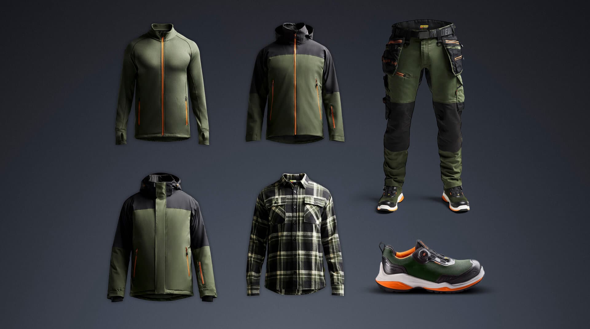 Blåkläder Striker - koncept och grafisk design av Brainforest