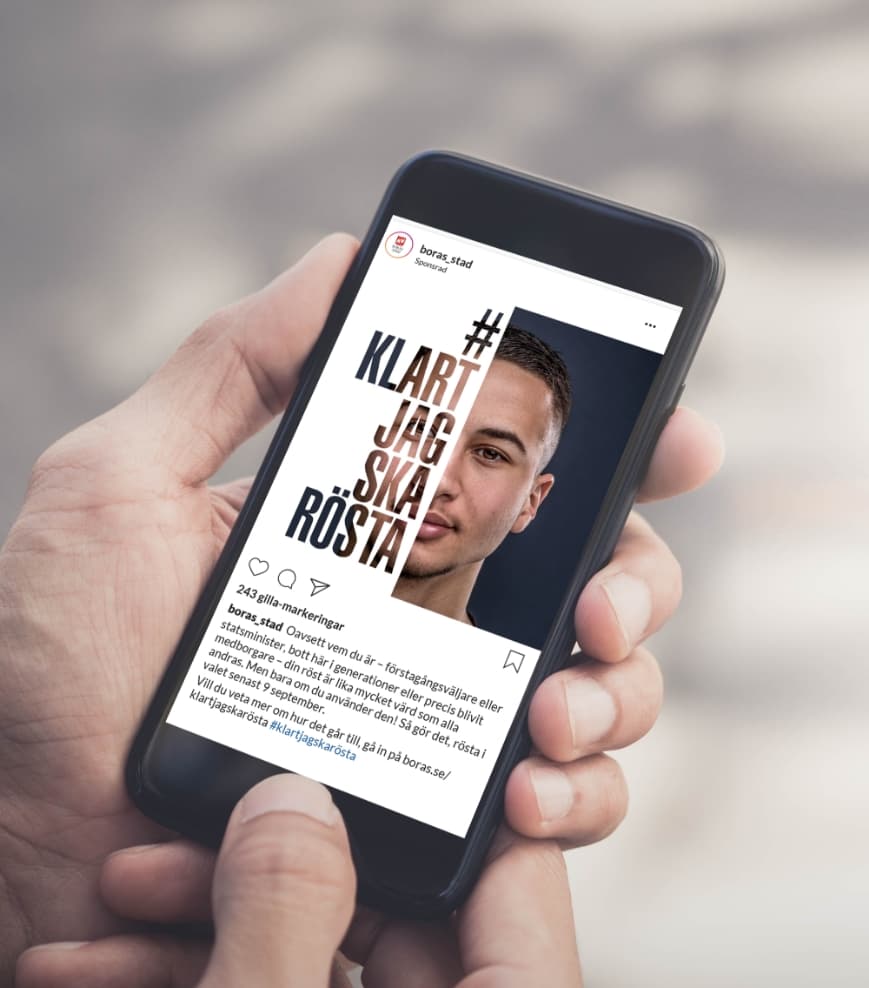 Kampanj inom digital marknadsföring för en av våra kunder
