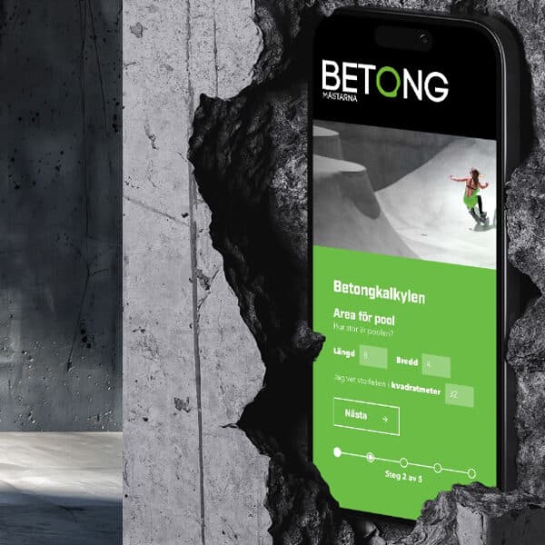 Digital marknadsföring som driver trafik. Betongkalkylen Borås.