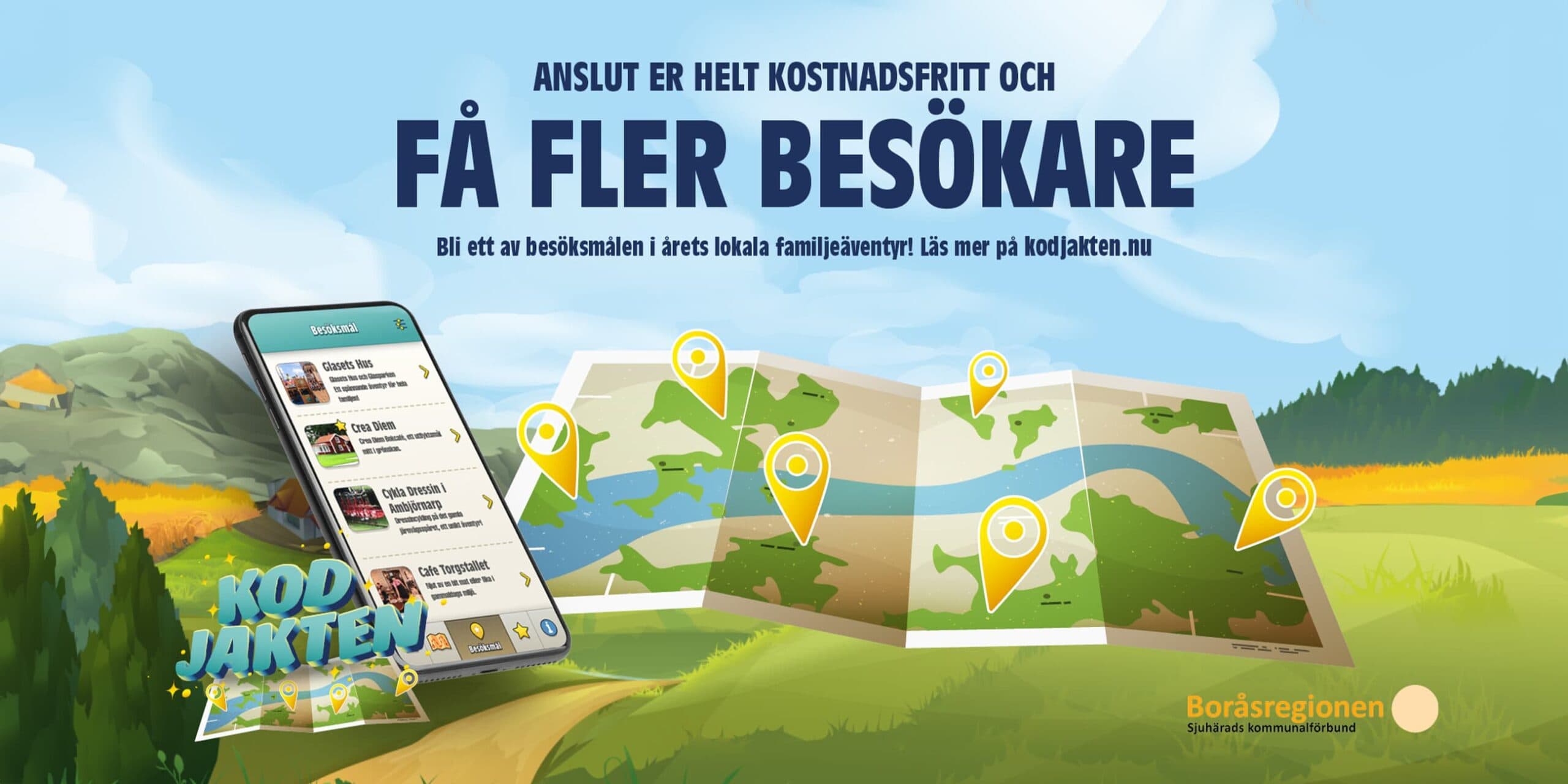 Apputveckling React Native för Kodjakten Borås kommun.