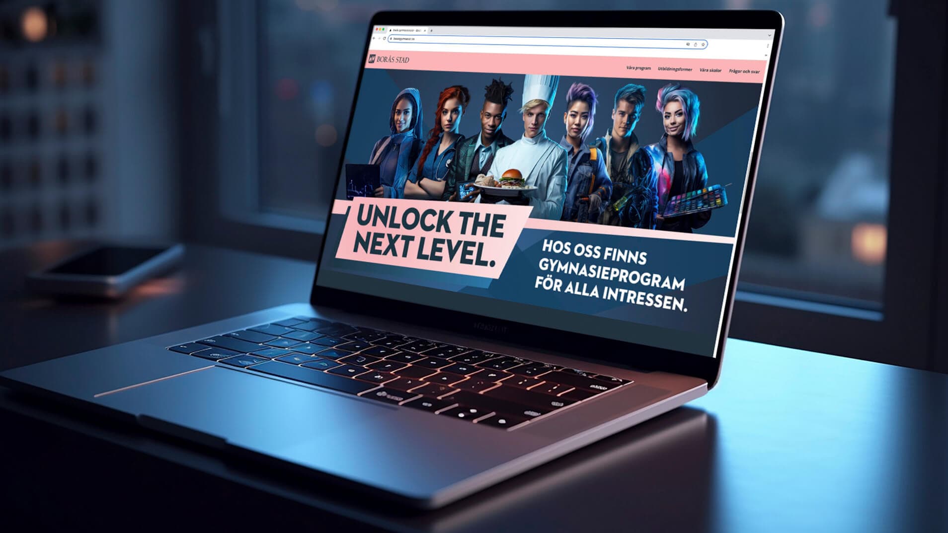 Banner webbdesign - AI koncept av Brainforest