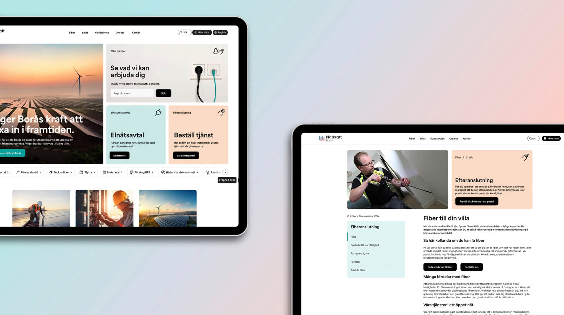 Webbdesign tillgänglighet Nätkraft Borås av Brainforest